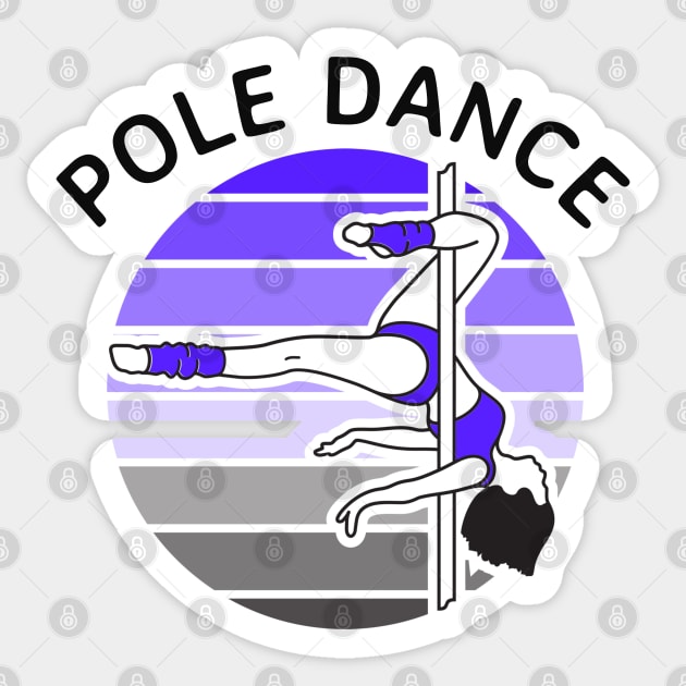 Pole Dance in Sphere Sticker by LifeSimpliCity